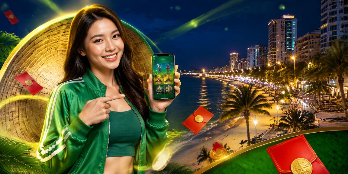 Phụ nữ Nha Trang mặc áo truyền thống đón nhận phong bì đỏ thưởng trong dịp lễ hội
