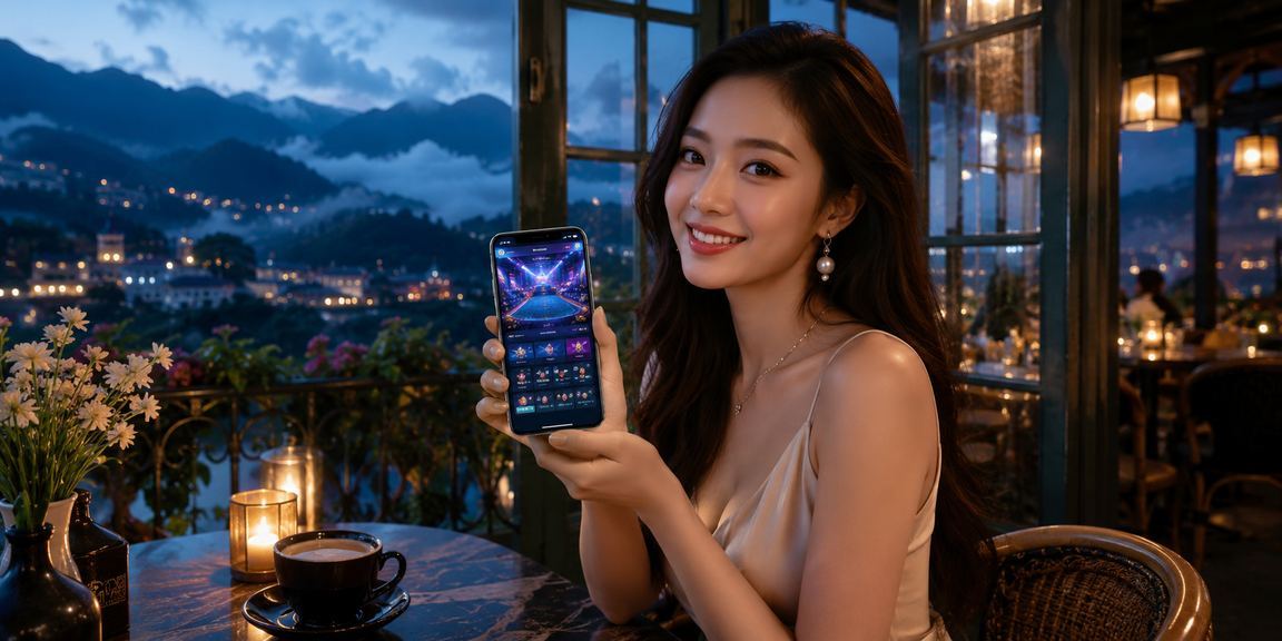 Người chơi esports tại Sapa theo dõi kèo cược mm88q bên cà phê trong không khí núi rừng
